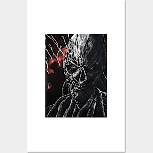 Stranger Things "Suffering's End" Vecna portrait (original) Posters and Art